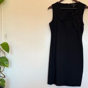 Banana Republic Black Mini Dress with Bow Accent